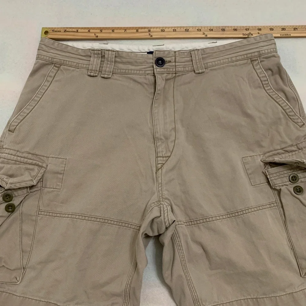 Polo Ralph Lauren Cargo Shorts Men's 38 Khaki Classic Rugged Cotton 10